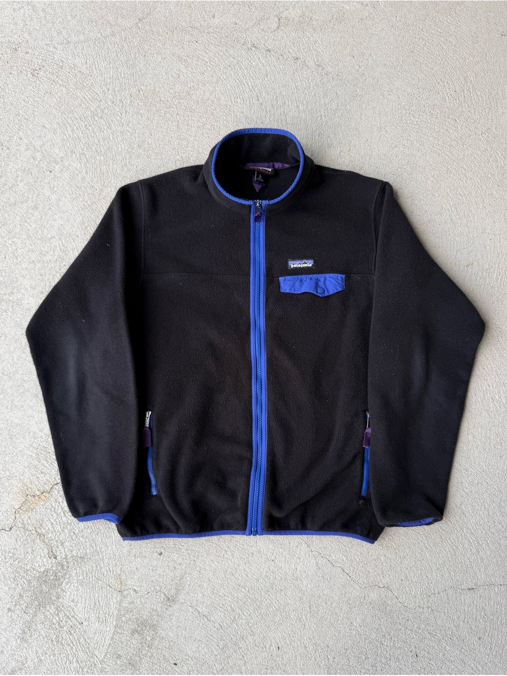 Patagonia Synchilla Black Zip Up Fleece